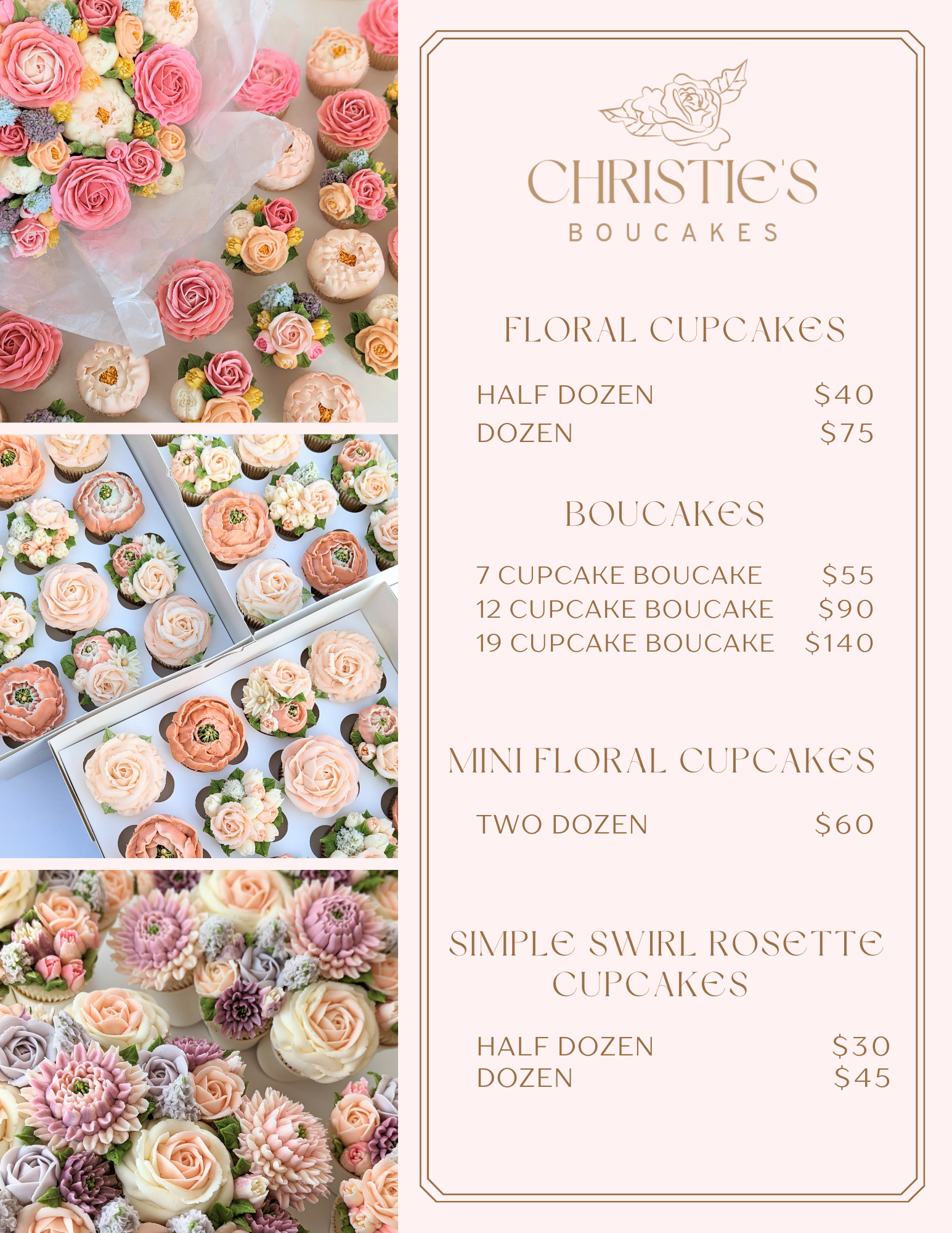 Menu — Christie's Boucakes
