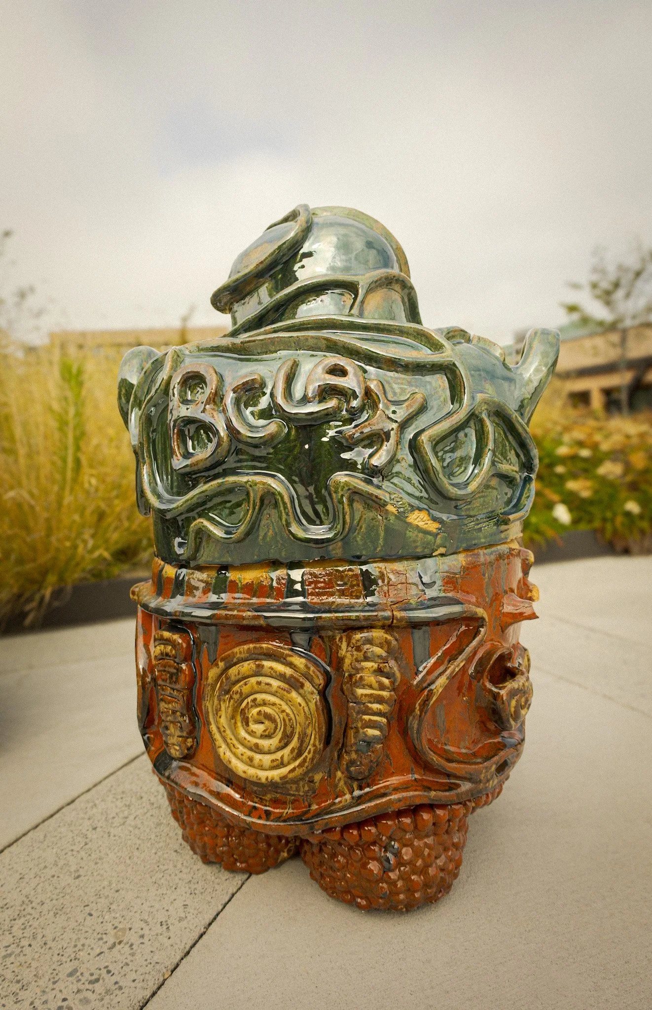 BBQ Pit #1,2025,Ceramics, 30 x 23 in