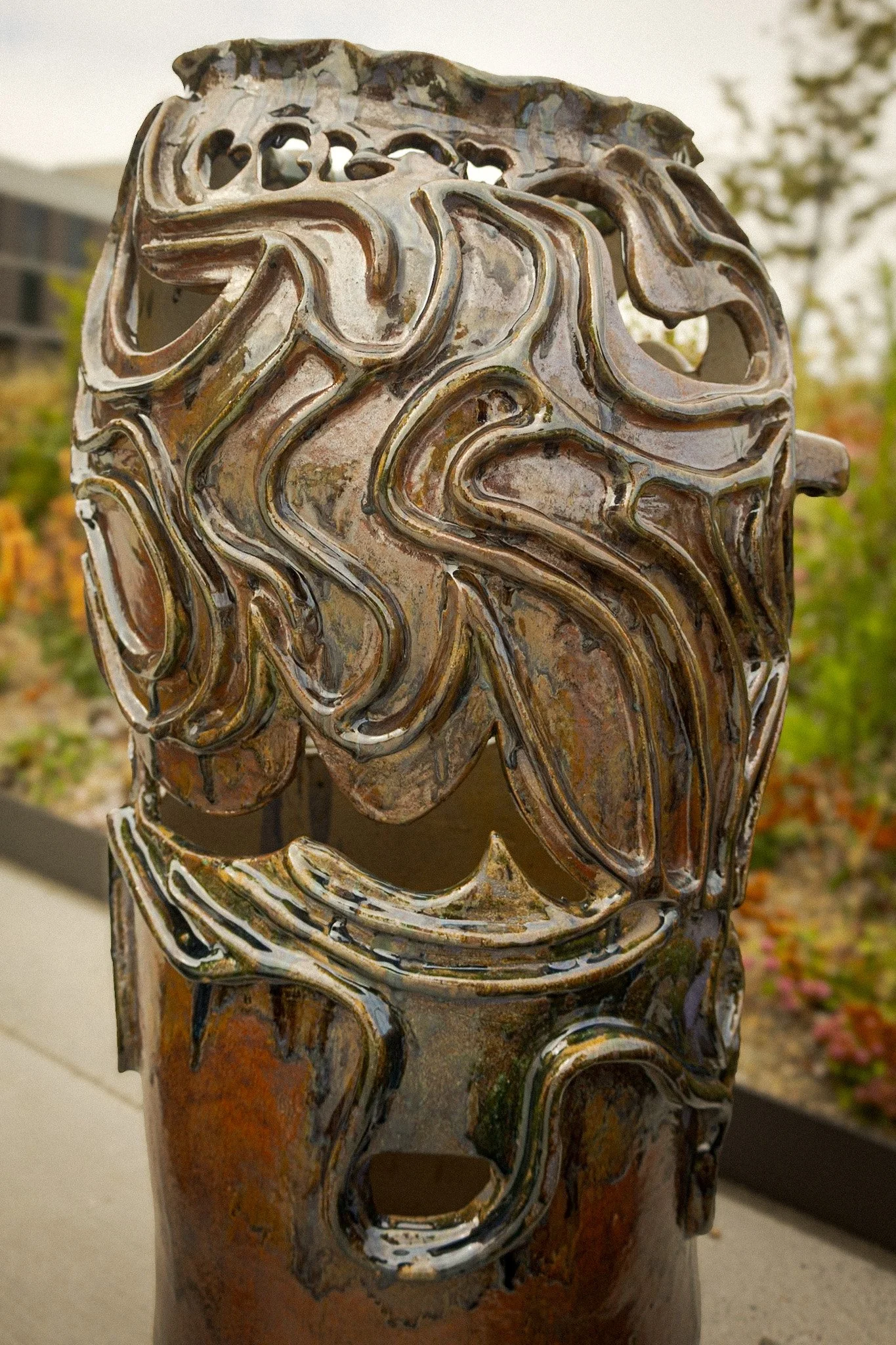 Light Fixture,2025,Ceramics, 38 x 22 in