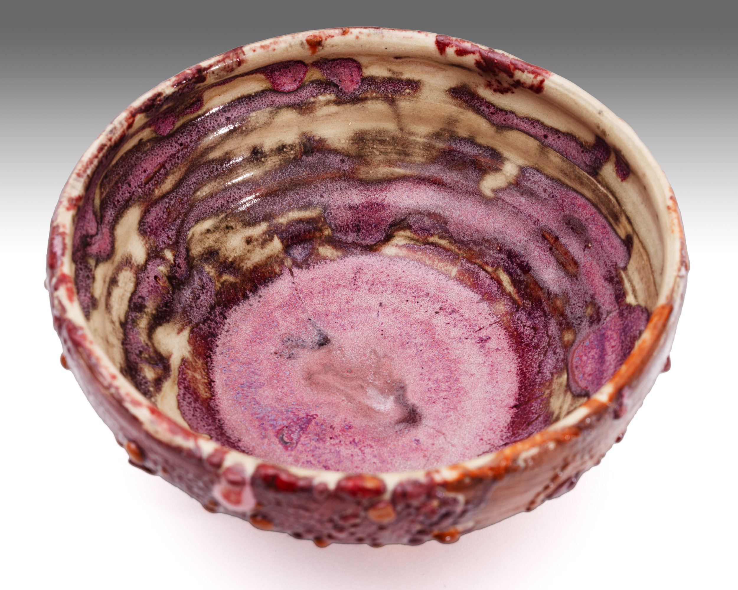 Small Orange & Purple Crawl Bowl