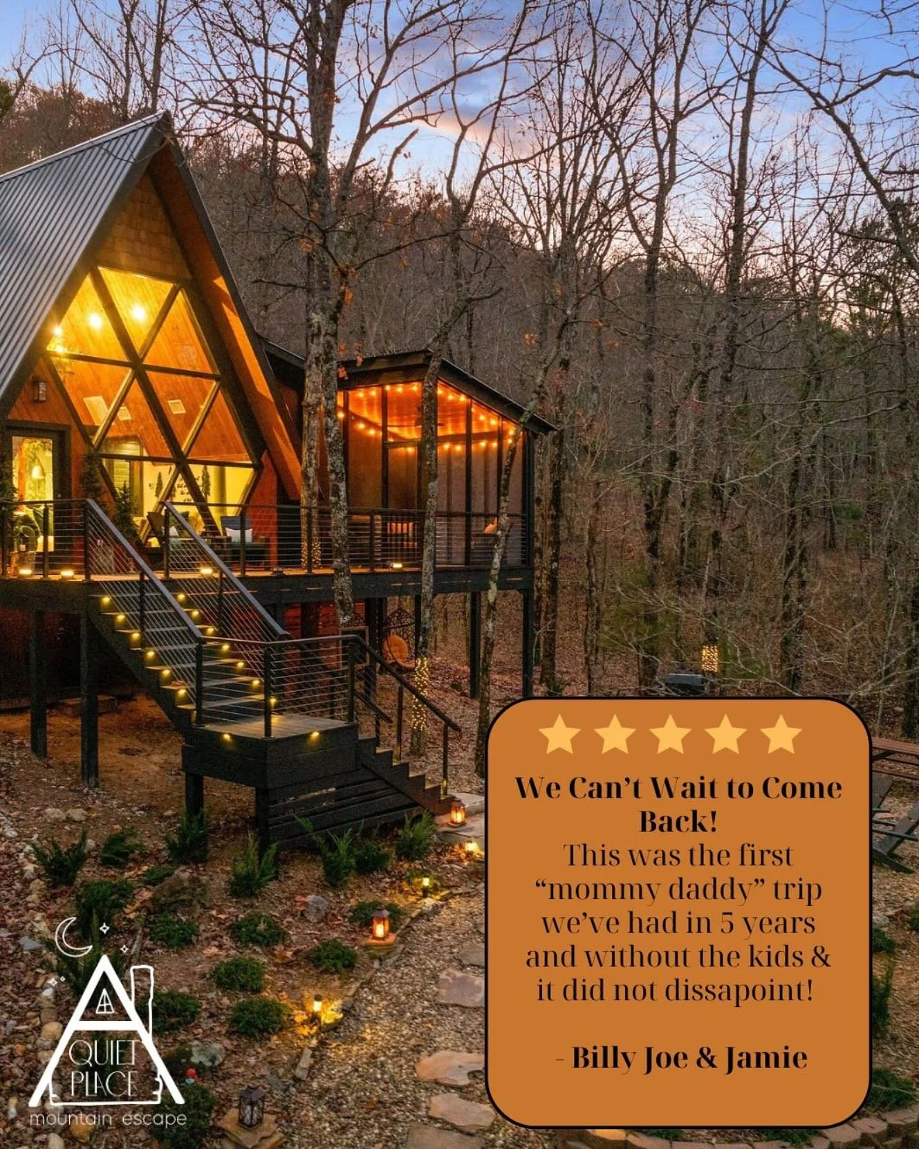 ✨ How long has it been since you and your partner snuck away for a little alone time? ✨

Whether it&rsquo;s been 5 months or 5 years, there&rsquo;s something magical about reconnecting in the quiet of the mountains &mdash; no schedules, no distractio
