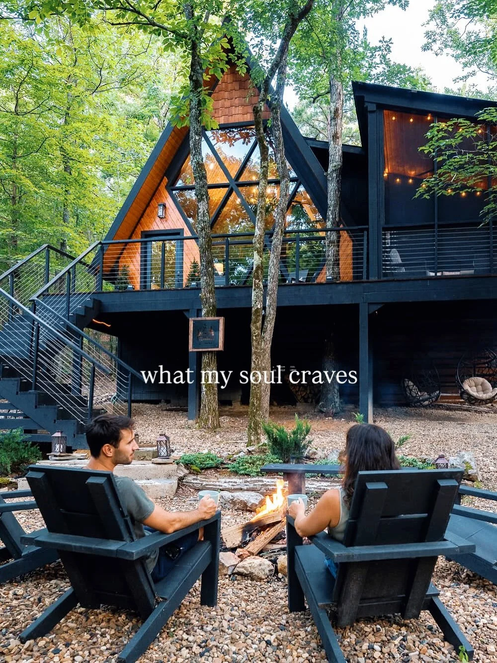 Maybe all you need is a getaway to the most beautiful cabin in the Arkansas mountains ⛰️

Book one of our two luxurious A-Frames for the perfect getaway 🪵 

#arkansas #thenaturalstate #aframe #romanticgetaway #natureretreat
