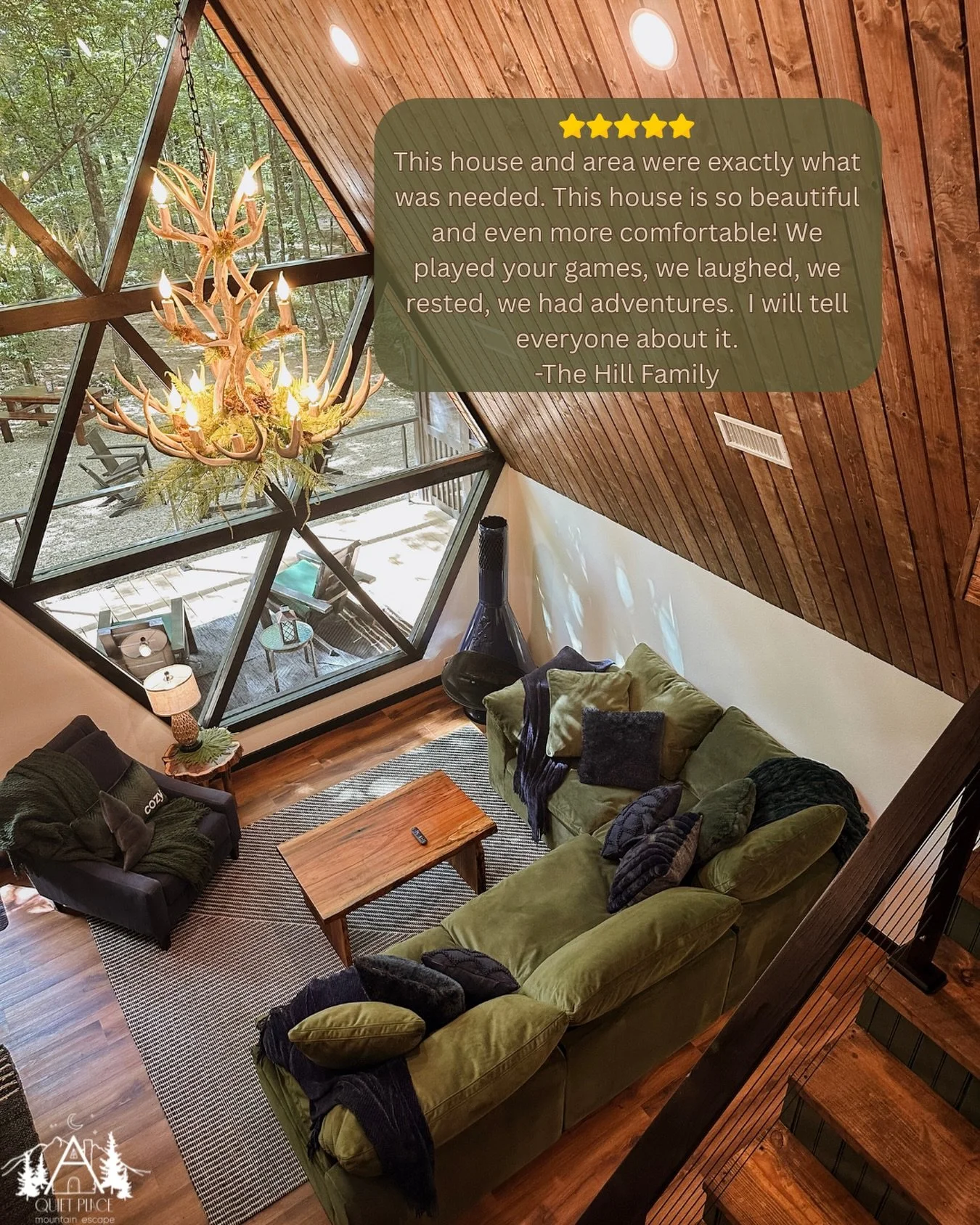 Laughter, rest, adventure&hellip; and time together. 🤍🌲
There&rsquo;s nothing better than a place where families can truly connect. Playing games, sharing stories, and making memories that last long after the trip is over.
Thank you to the Hill Fam