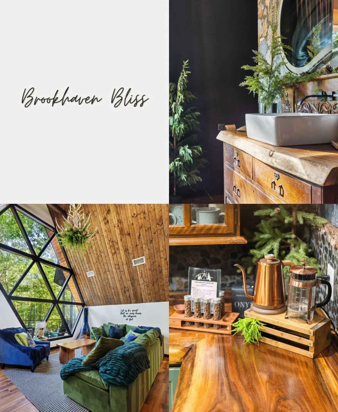 Brookhaven Bliss holds a special place in our hearts. Can you see why?😍

#AQuietPlaceMountainEscape
#BrookhavenBliss
#CabinVibes
#CozyCabin
#MountainRetreat
