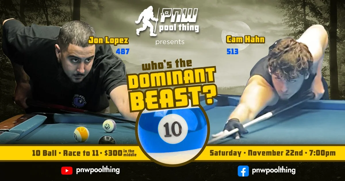 Jon Lopez (487) vs Cam Hahn (513) 11.22.25