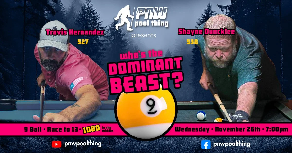 Travis Hernandez (527) vs Shayne Duncklee (538) 11.26.25