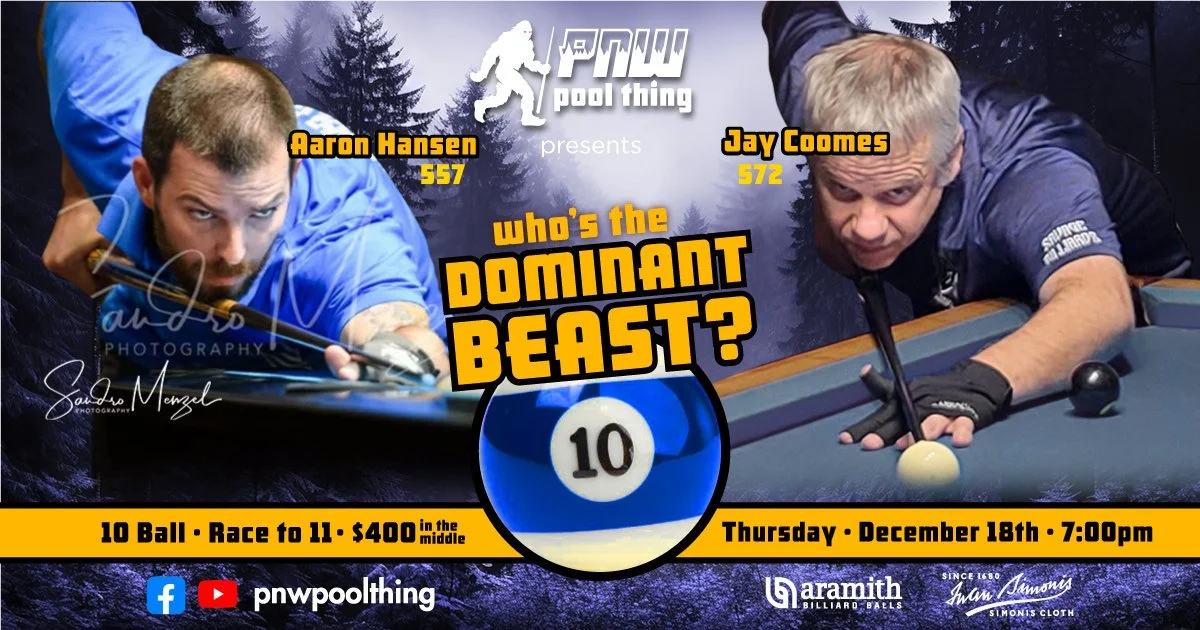 Aaron Hansen (557) vs Jay Coomes (572) 12.18.25