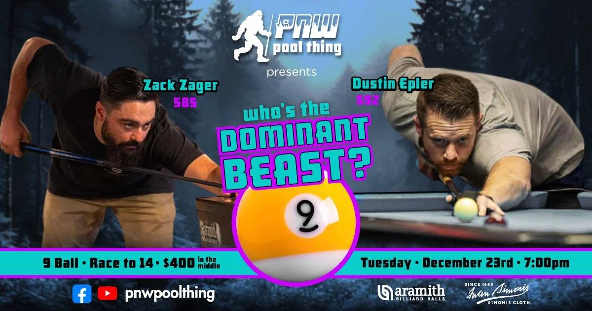 Zack Zager (585) vs Dustin Epler (592) 12.23.25