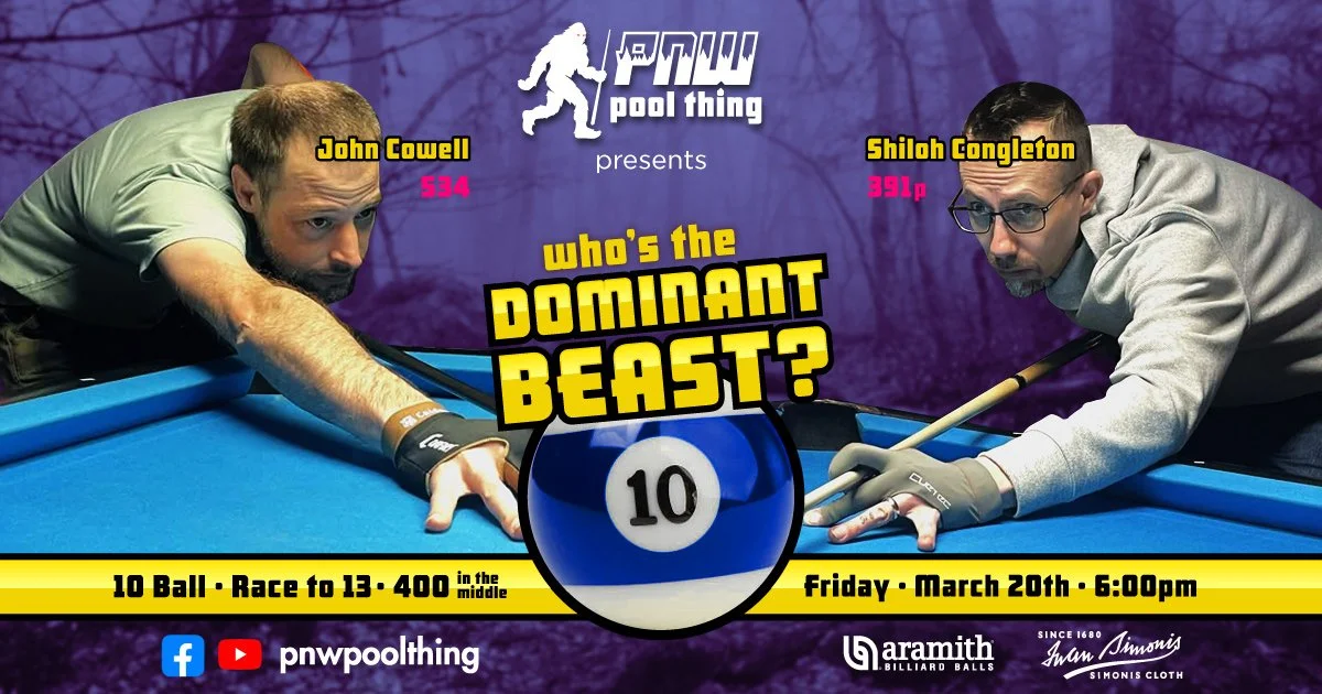 John Cowell (534) vs Shiloh Congleton (391p) 3.20.26