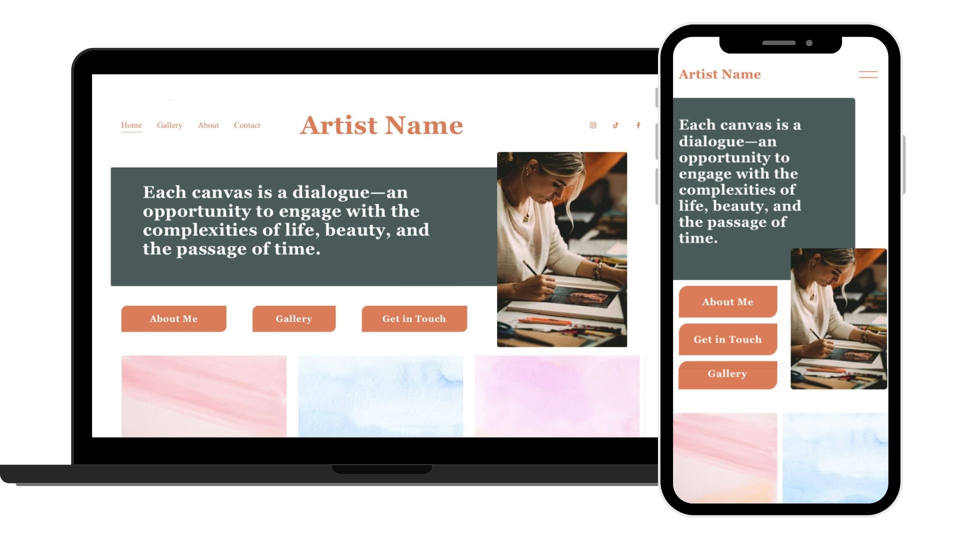Website- Done For You (Coral)