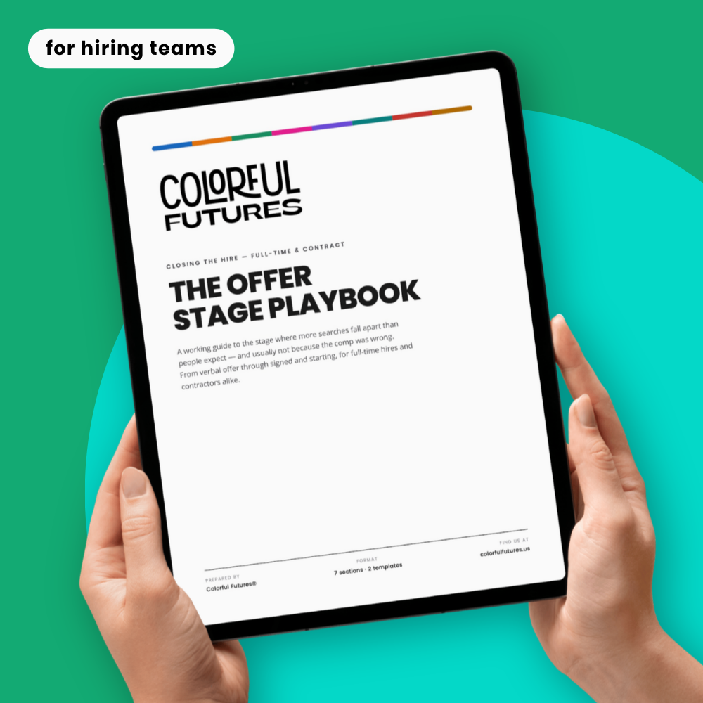 The Offer Stage Playbook