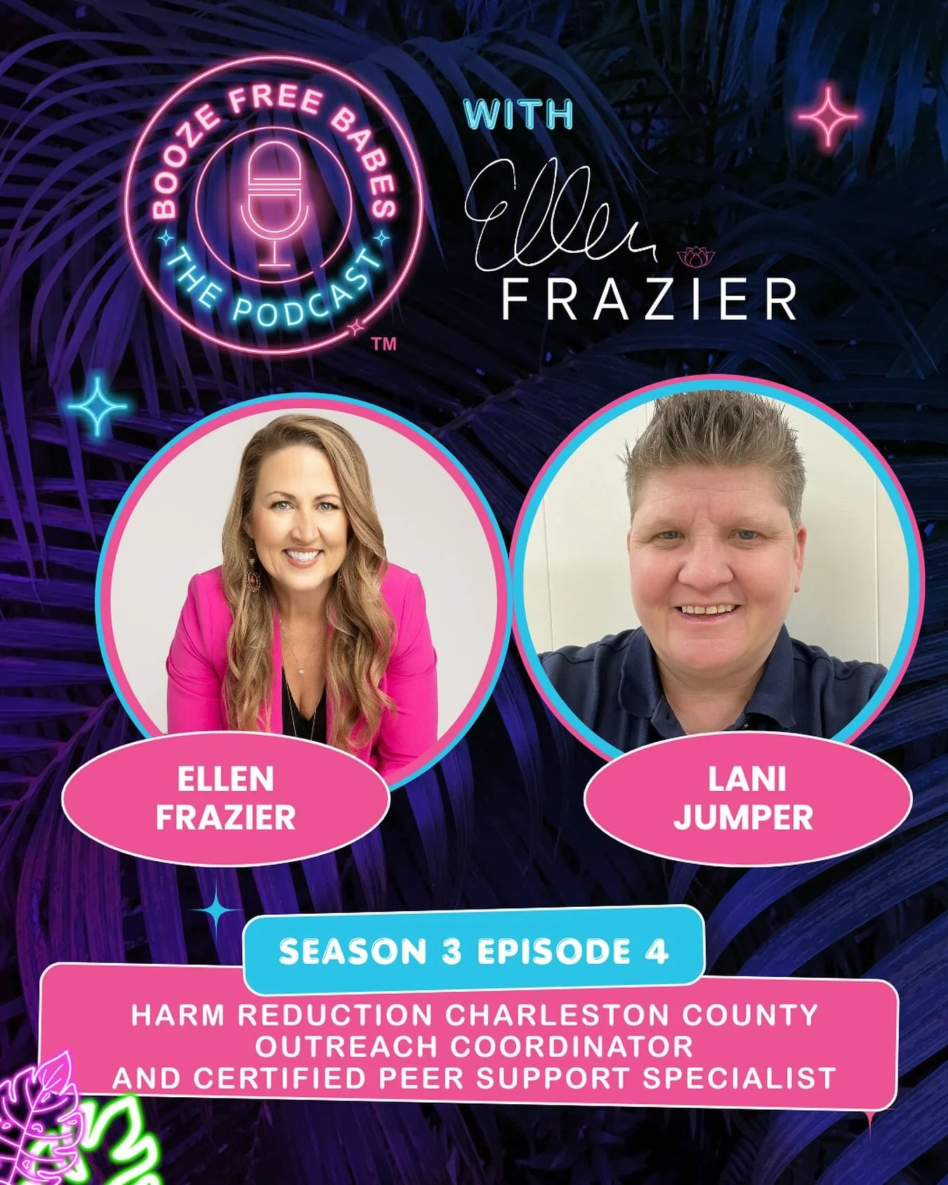 🎙️ New episode out today! 💜
A powerful conversation on harm reduction, recovery, and compassion in action featuring Lani Jumper, Charleston County Outreach Coordinator and Certified Peer Support Specialist.
Listen now link in bio! #BoozeFreeBabesP