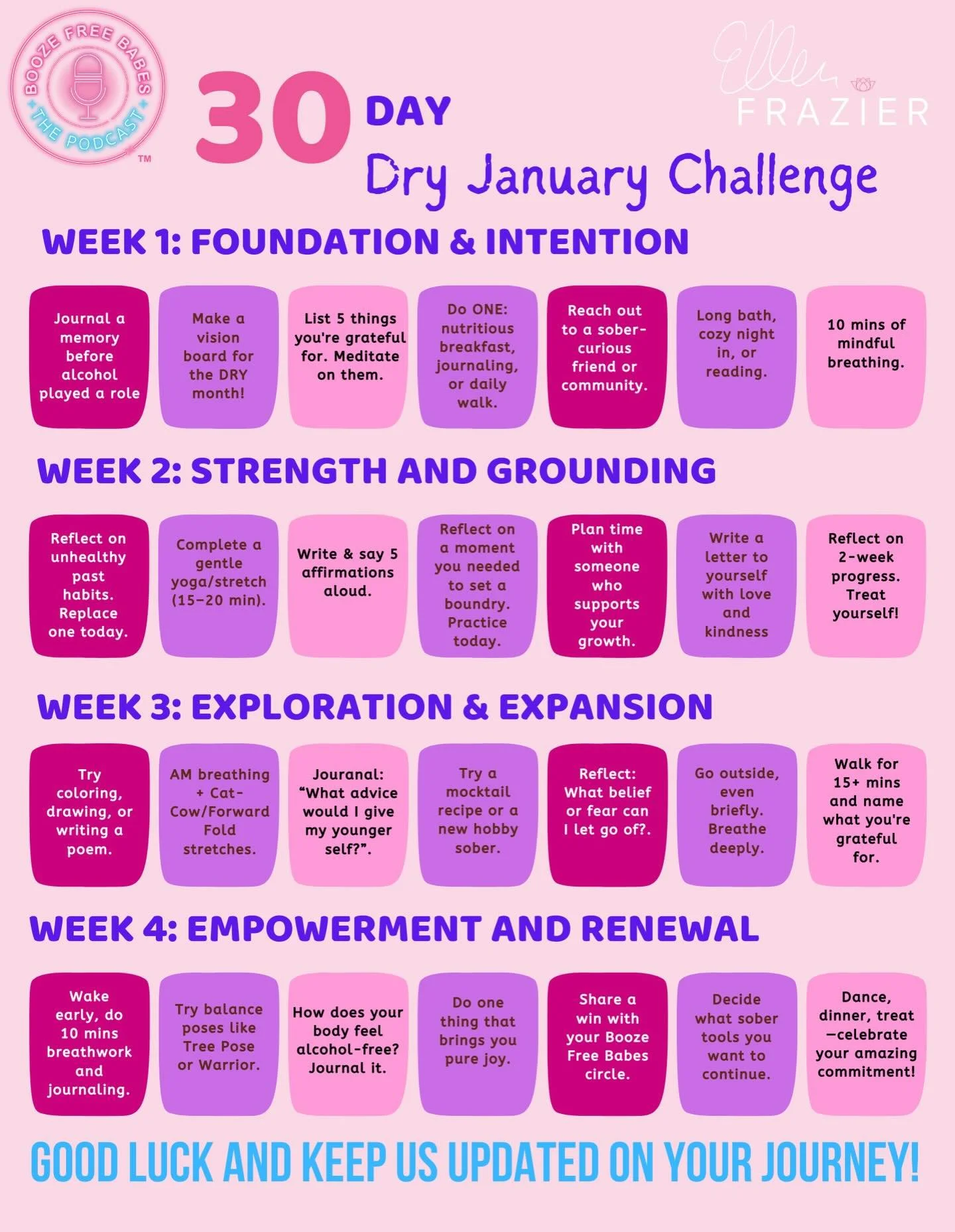 Hello babes! I hope everyone had an amazing holiday with their loved ones. 

Now that Dry January is officially around the corner, I created this 30-day challenge to help you feel supported, grounded, and empowered &mdash; not deprived.

The Official