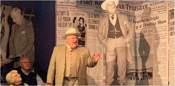 With 17 performances in 16 days, actor in new Amon Carter play signs up for an endurance test