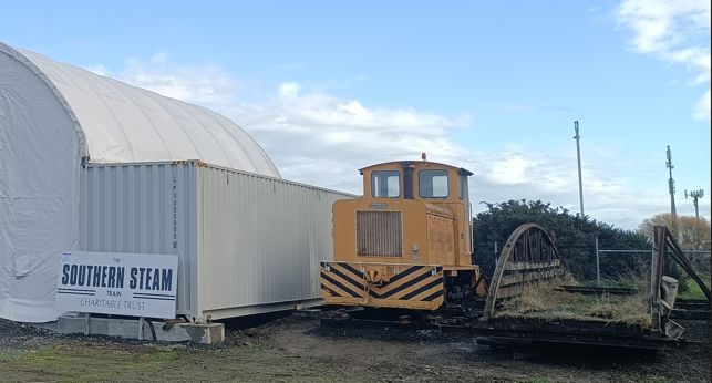 The bridge span at our Southern Steam yard