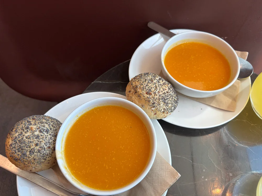   The soups at the Qantas lounges I’ve always found to be excellent.   