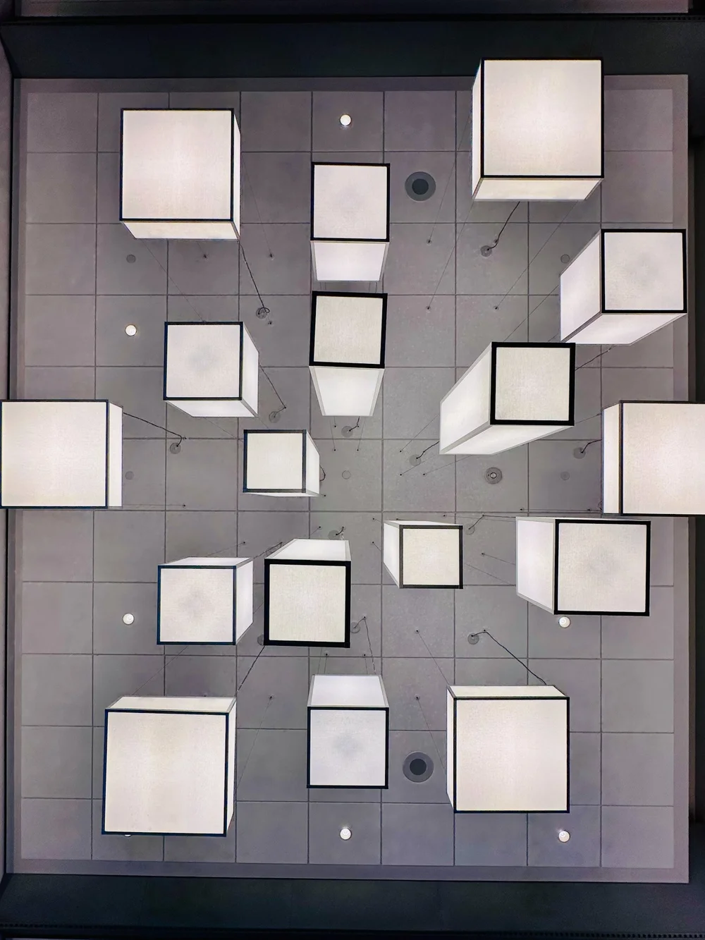   Interesting lighting at the lounge.  