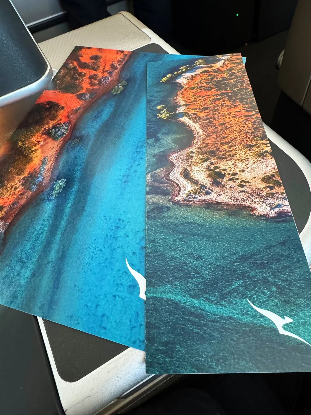   Menu’s presented at time of boarding  