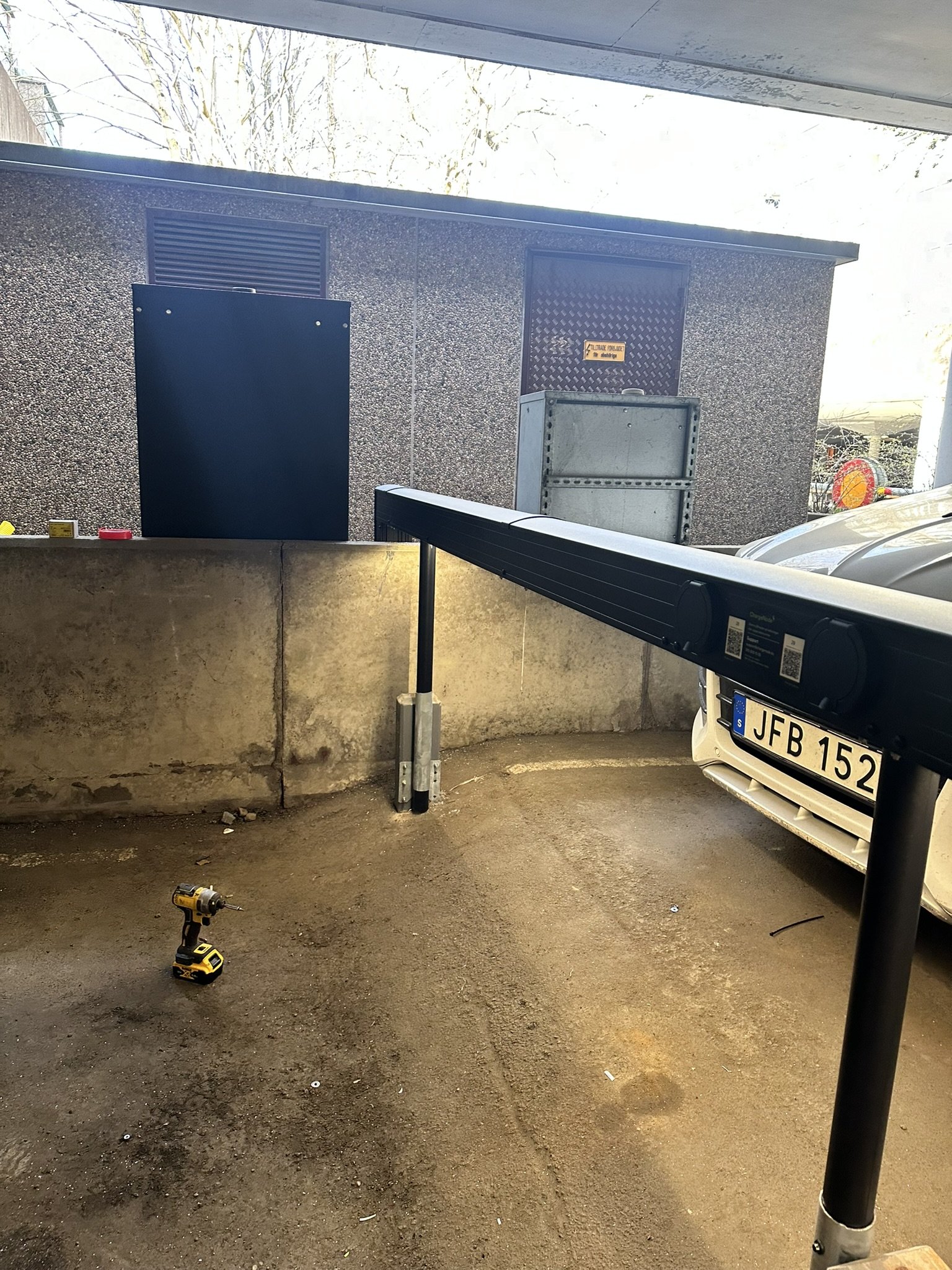 Installation av laddstation i garage