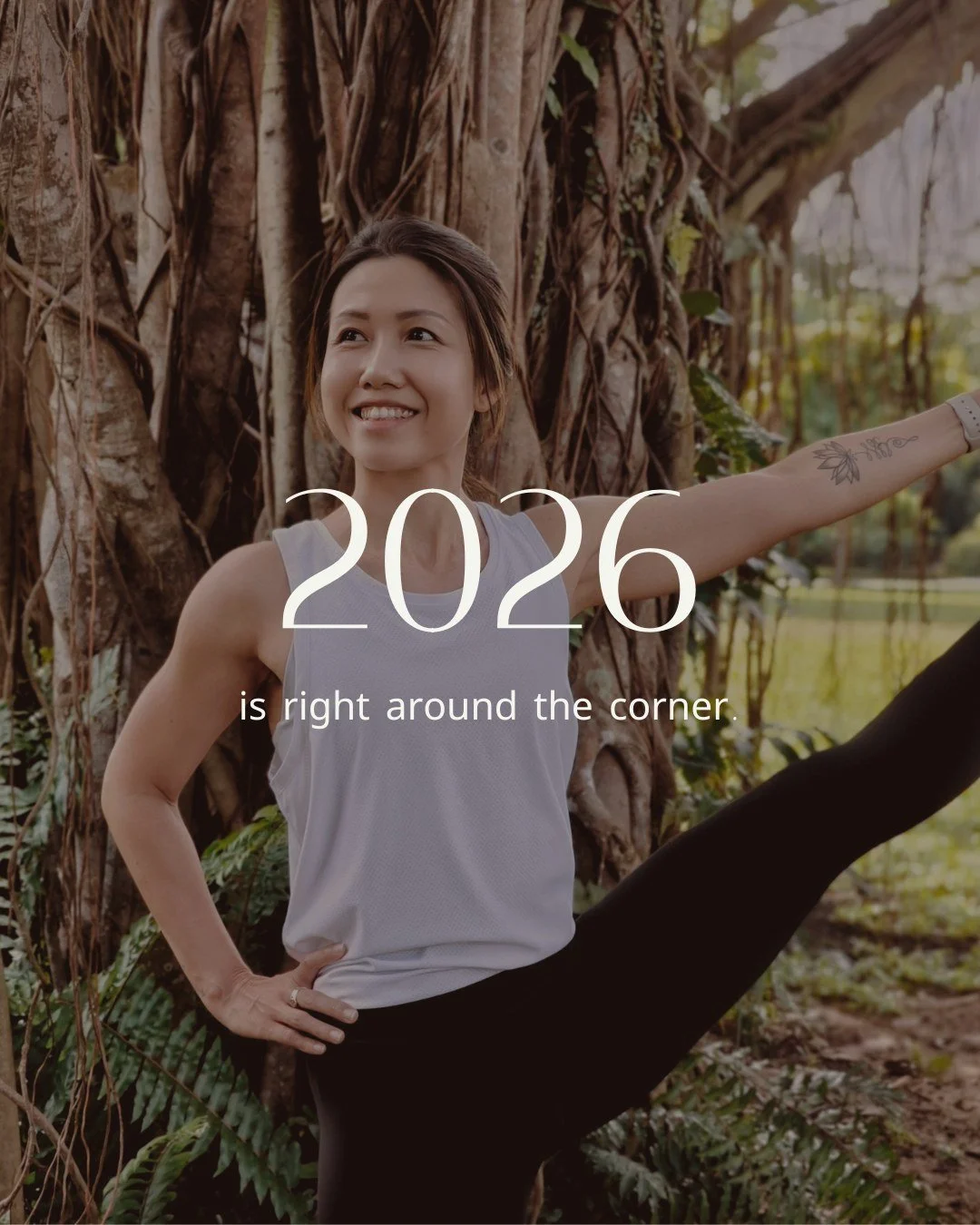 Your new beginning is here. 

Watch this space for our January promotion and studio challenge coming soon on New Year's Day. Let's just say - 26 seems like a great number. 

The countdown starts now ✨