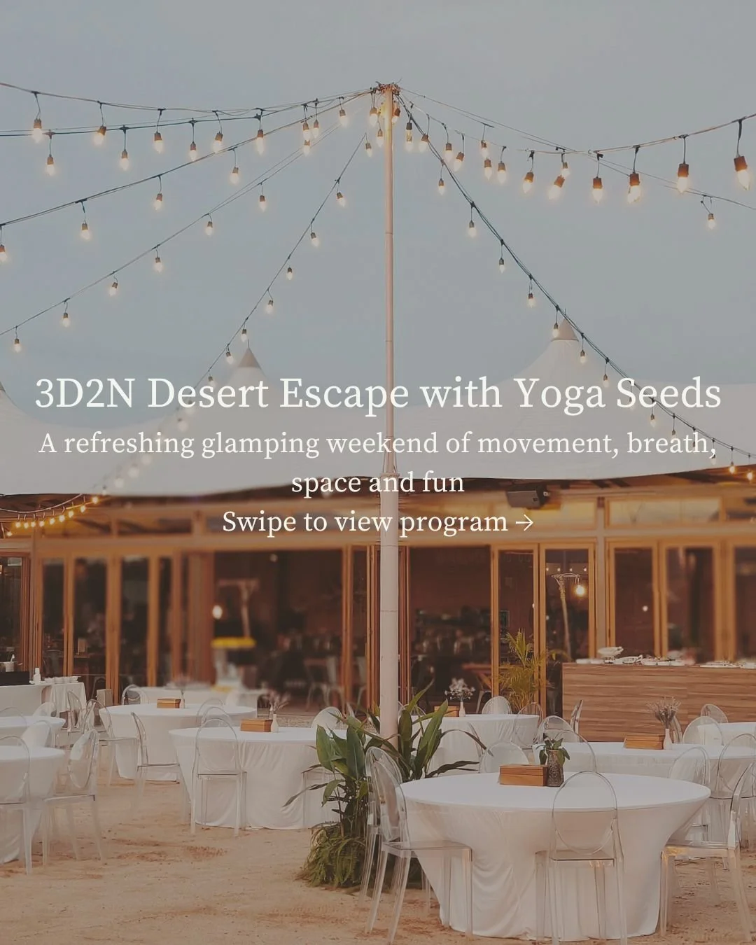 The fuss-free retreat program you've been waiting for is here ✨

Swipe to see what's in store for you this March in Bintan! Early bird prices end 24 Jan. Send this to your group of friends who've been waiting for a short, simple adventure. That quad-