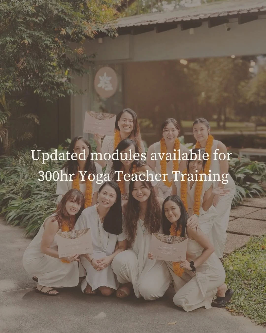 In case you missed our announcement last year, here's an updated version of all 300hr Yoga Teacher Training eligible modules available this 2026. ✨

Individual modules can be taken as standalone, especially if they are a topic you wish to specialise 