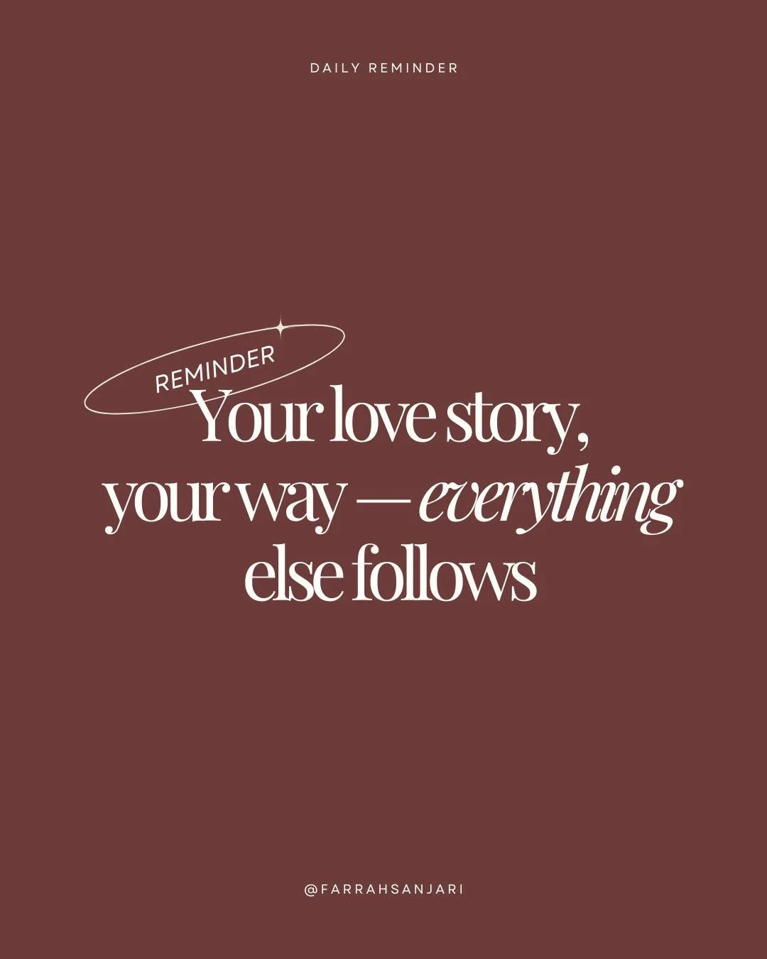 ✨ Daily reminder for all my couples &mdash; your love story should always be told your way.
The colours, the details, the photos &mdash; they&rsquo;ll all fall into place when you stay true to what feels like you. 🥂

As a photographer, my job is to 