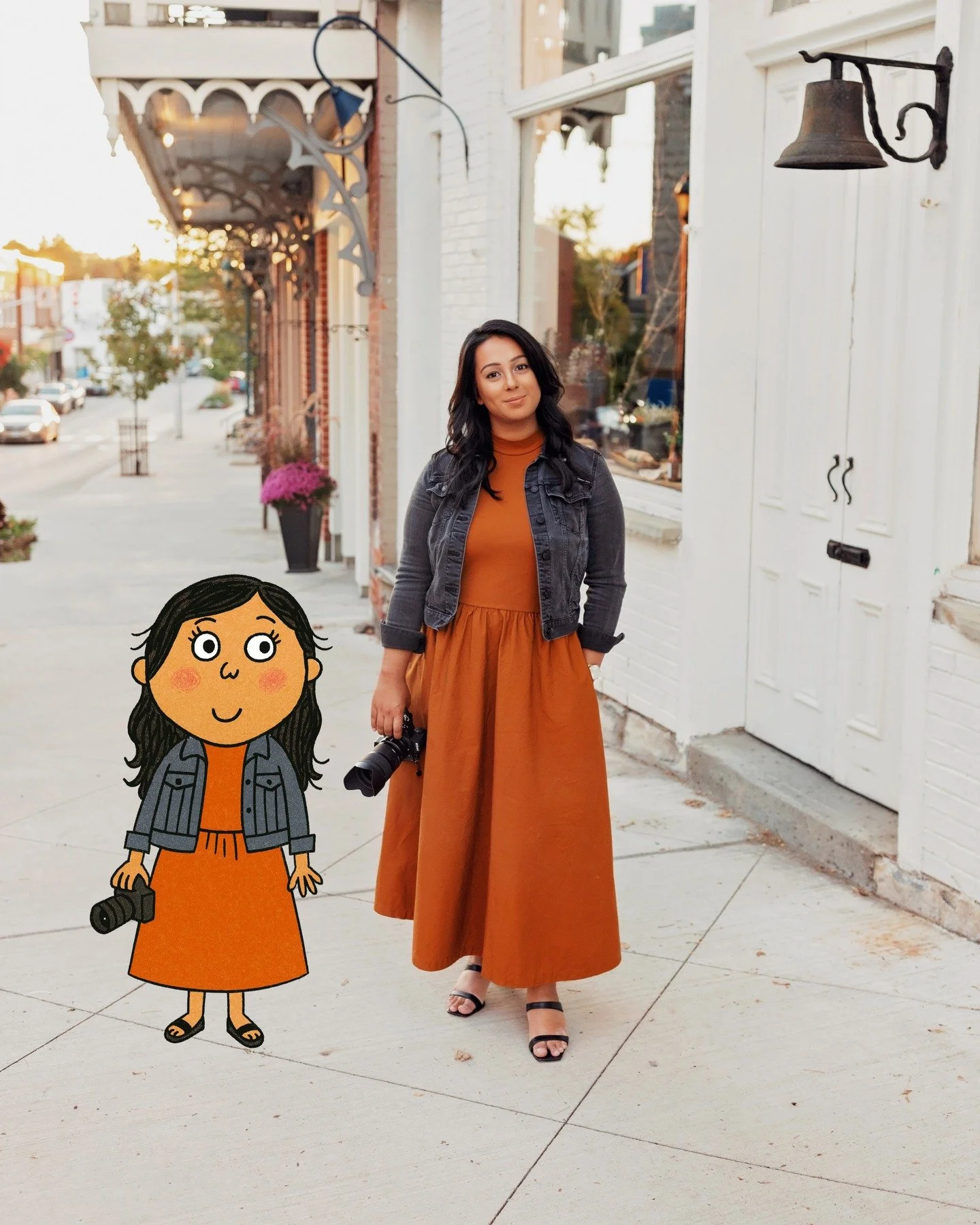 Every photographer needs a mini sidekick, right? 💁🏽&zwj;♀️

This little cartoon version of me is ready to tag along to all the sessions&mdash;camera in hand and all. Should I bring her to weddings? 😂

#OttawaPhotographer #OttawaWeddingPhotographer