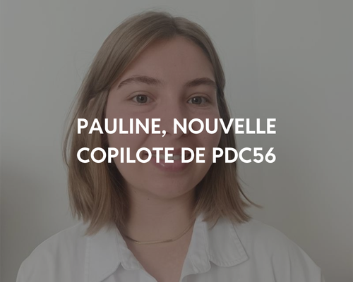 Pauline, nouvelle copilote PDC 56