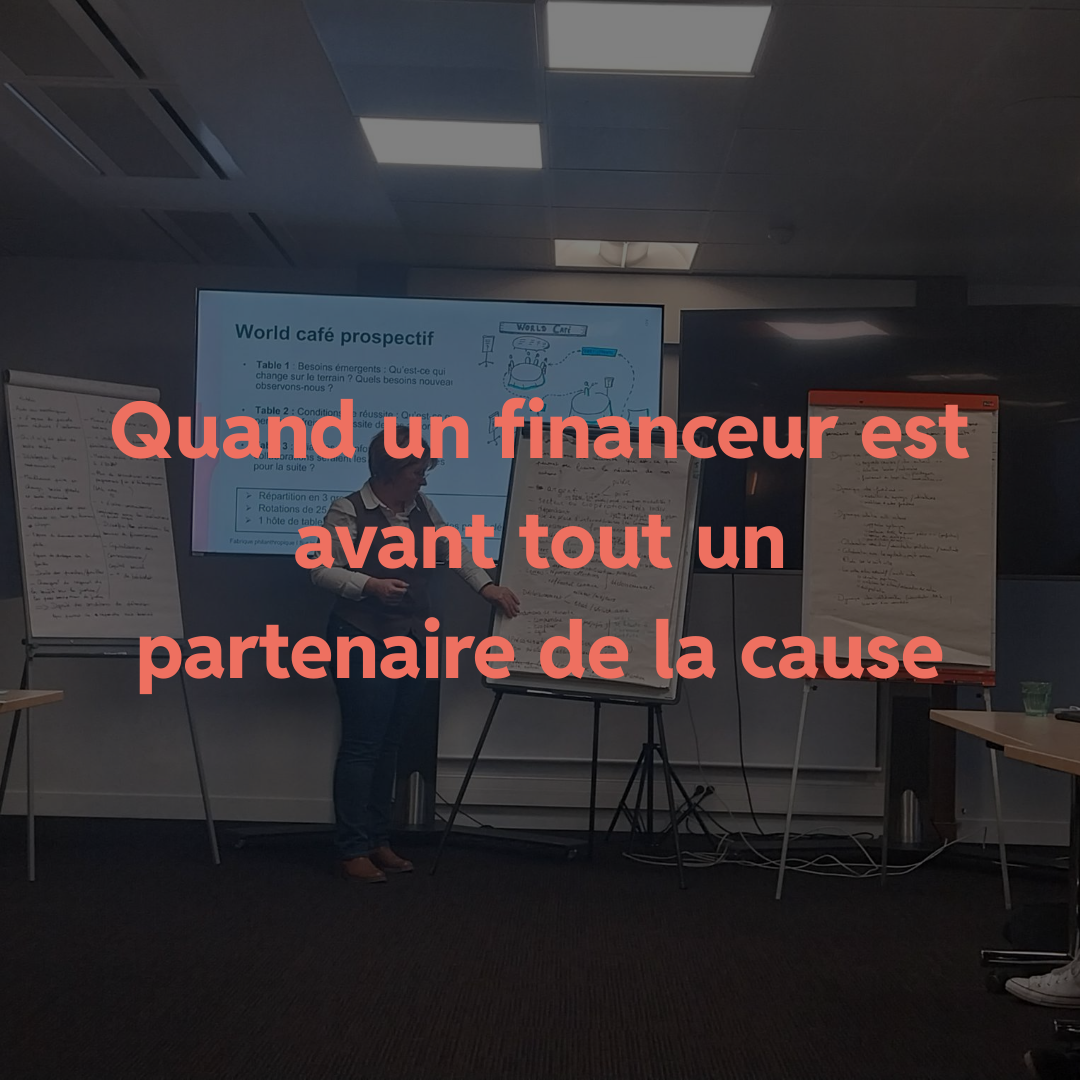 Quand un financeur...
