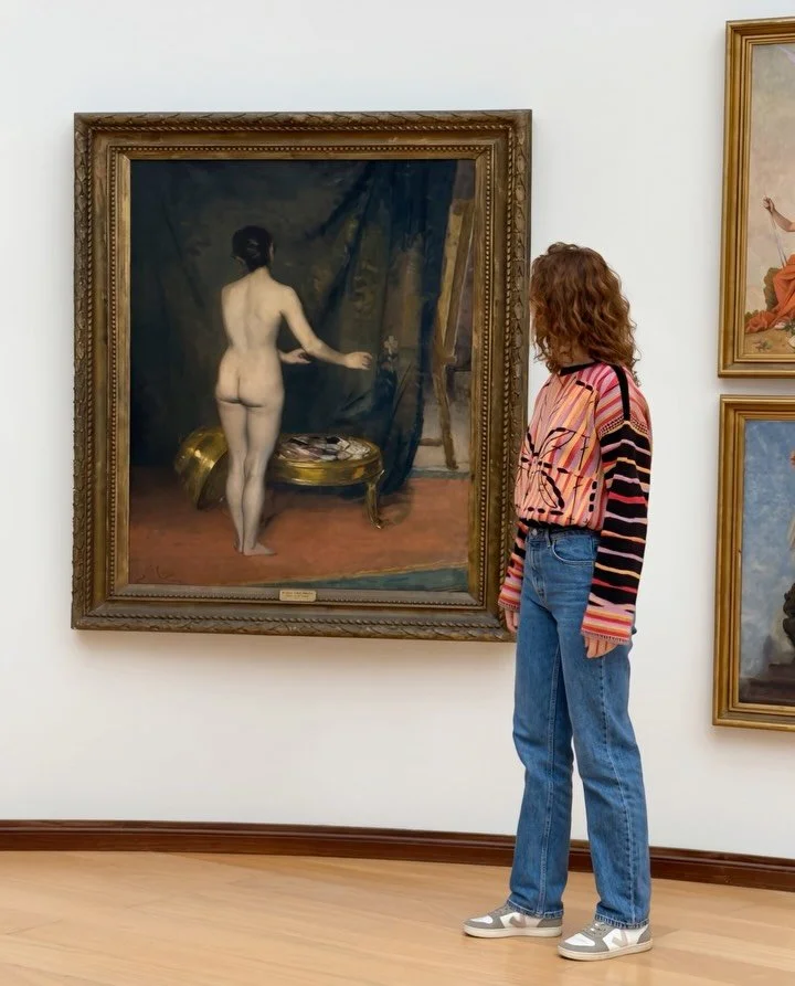 Celebrated World Art Day by going to the museum and acting like I had a personal connection to 19th-century despair. 🖼️

#WorldArtDay #April15  #MuseumVibes #GalleryGirl #HistoricFeelings