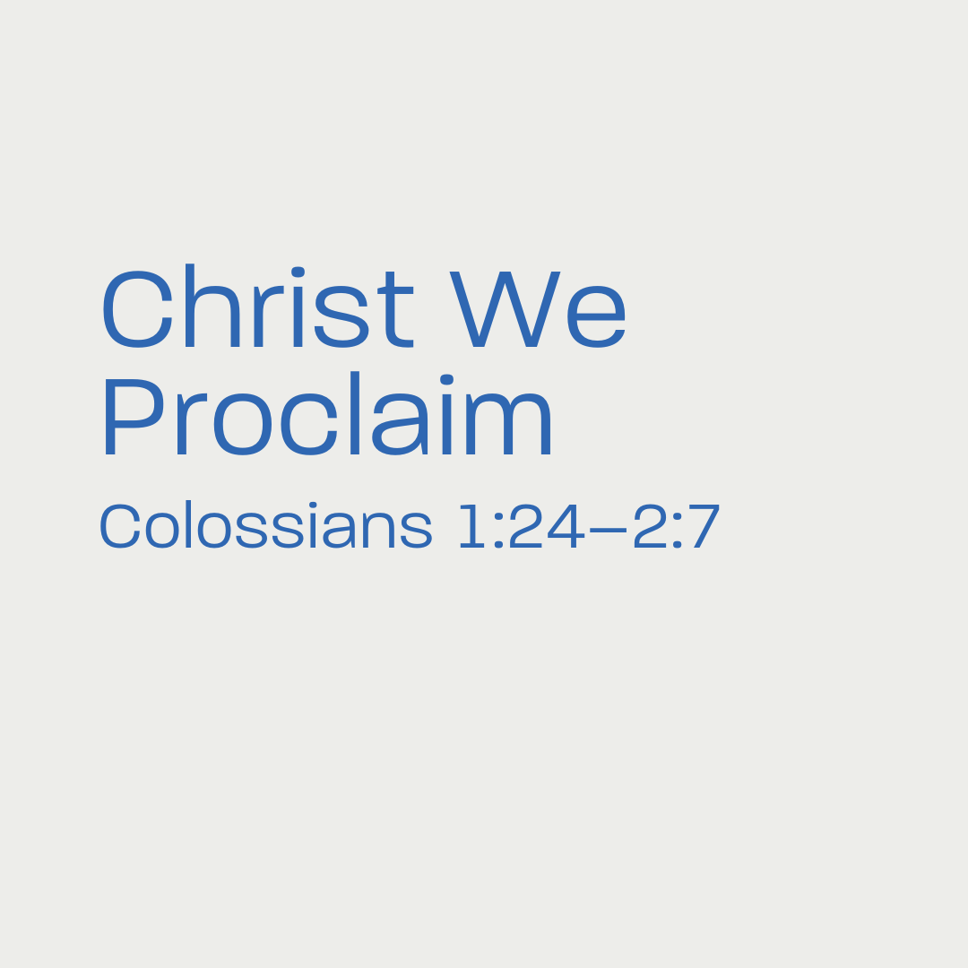 Continue In Christ | Colossians 2:1-7 episode artwork