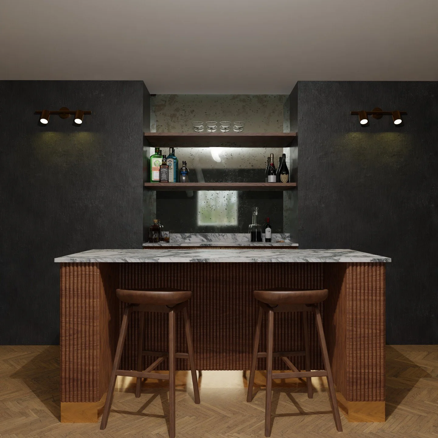 Playing around with some new design ideas for Woodchester Cabinet Makers. I think this island would fit in perfectly with a shaker style kitchen! 🔨 🪵

#KitchenDesign
#interiordesign
#walnut
#blender3d
#sketchup
#woodworking