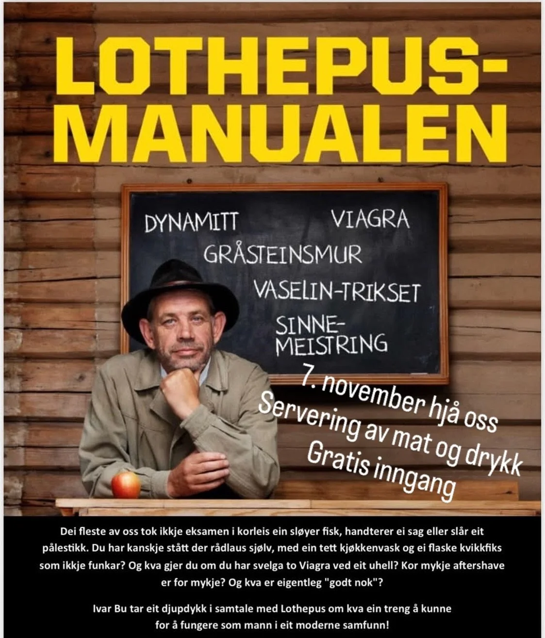 Lothepus kjem. Kjem du? 😄