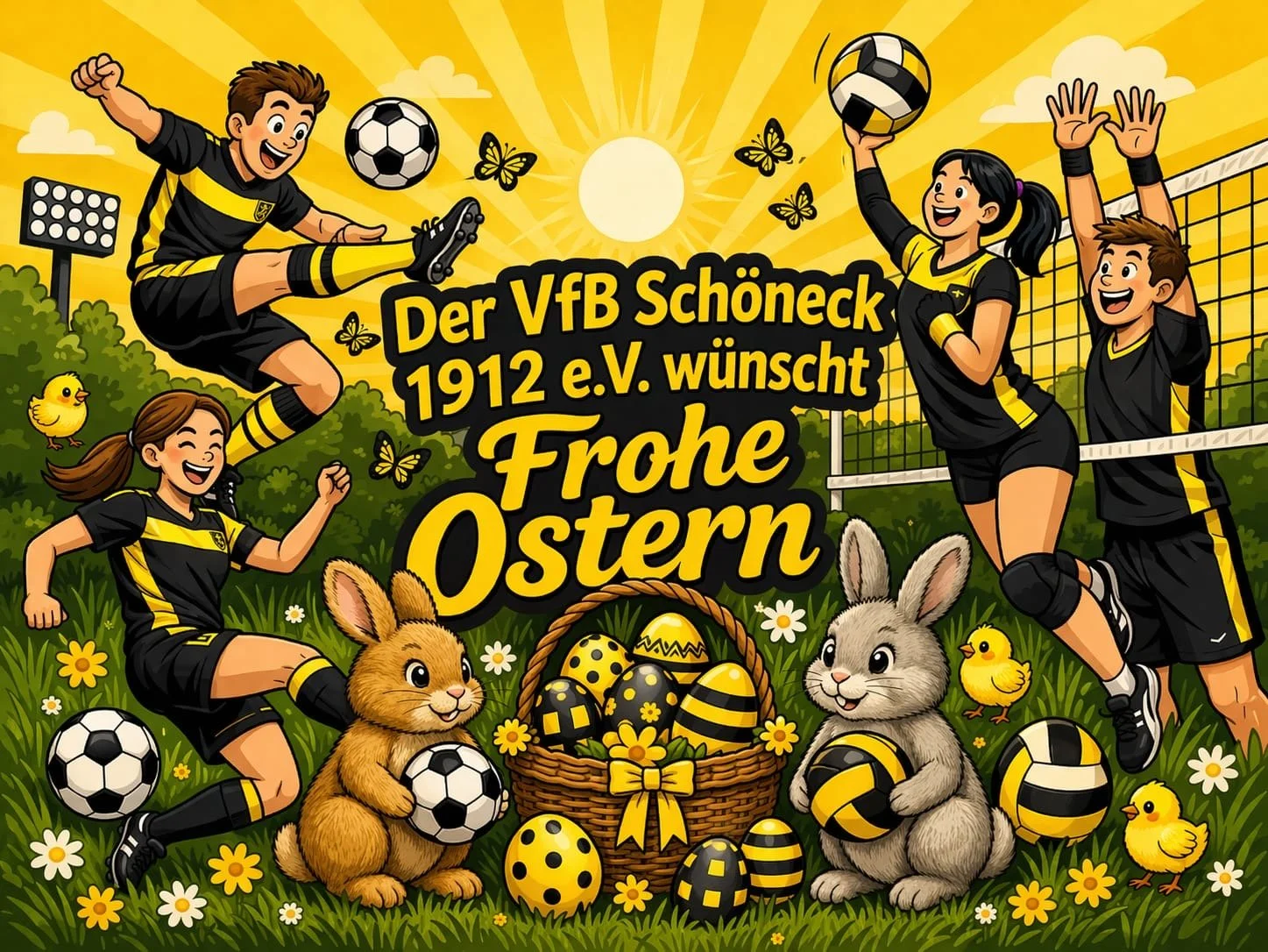 🐣 Frohe Ostern wünscht der VfB Schöneck 1912 e.V.!