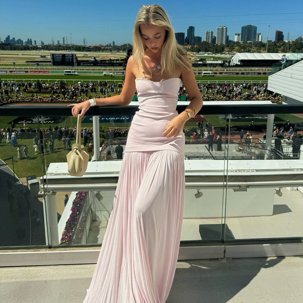 open lace back dress Helsa Noami dress – ABC Dress Hire