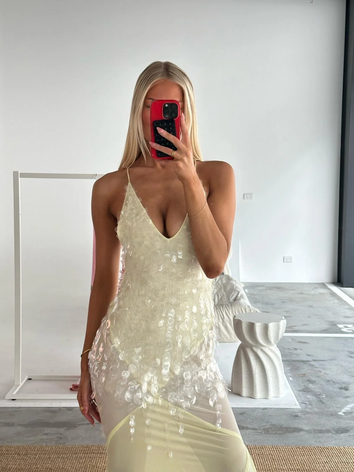 asteria dress Asteria Embroidered Dress S