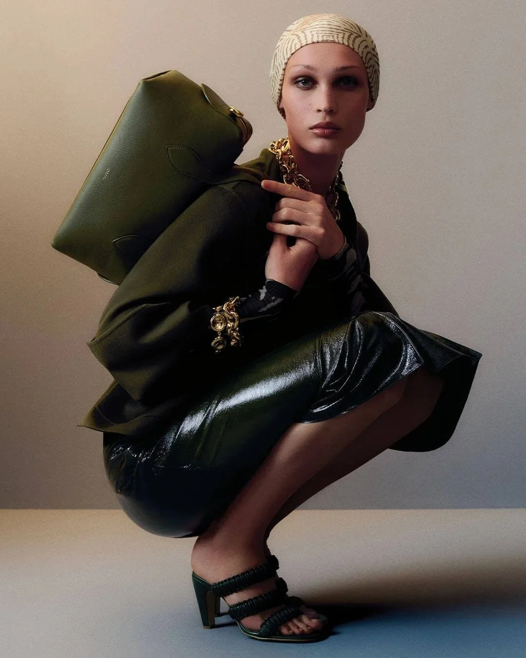 Look from JOSEPH SS26 collection, highlighting the jewellery designed by Charlie Ingham.