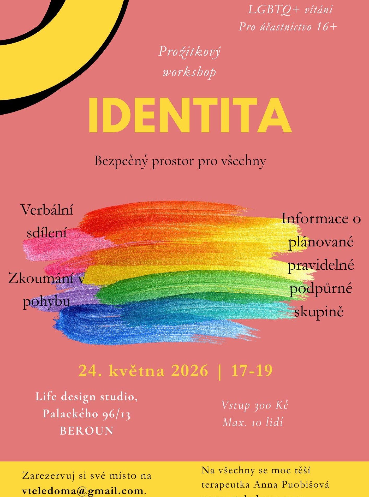 Srdečně zvu do bezpečn&eacute;ho prostoru pro v&scaron;echny, komu toto t&eacute;ma lež&iacute; v hlavě a v těle. Podpora, sd&iacute;len&iacute;, objevov&aacute;n&iacute;, ot&aacute;zky, inspirace. M&aacute;m v pl&aacute;nu pot&eacute; otevř&iacute;t