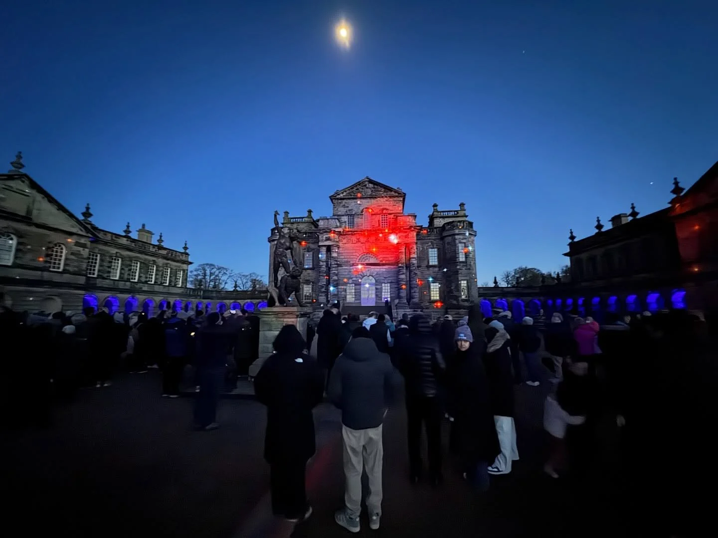Last night and such a big crowd. The Cast of Players features photography from me and projection by Illuminos and is part of Vanbrugh 300, a year of exhibitions and activities at six of the architect&rsquo;s most significant creations: Castle Howard,