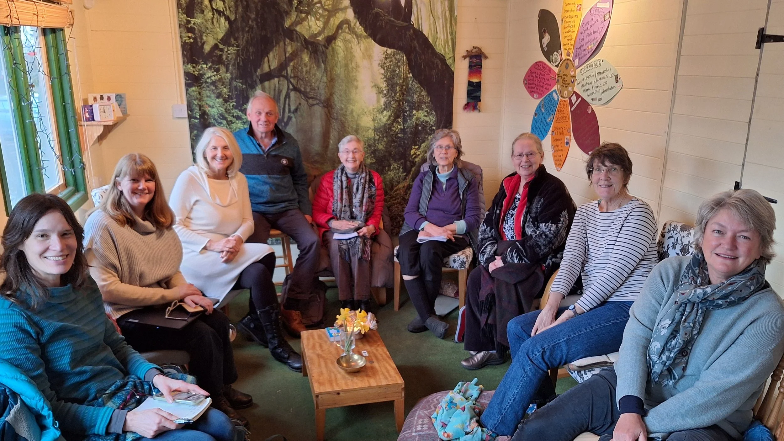 February Trustees update — Rooting down, Sprouting up: New Programmes, Inner Listening and Money