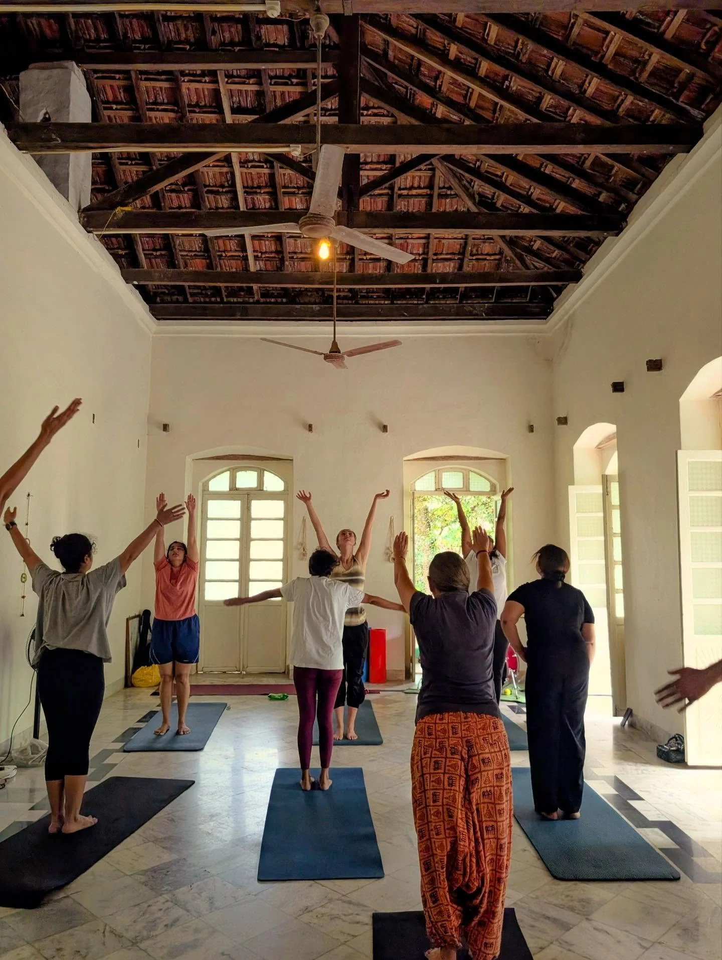 Watermelon devoured after sound healing and fresh coconuts harvested on a rainy day &mdash; this is what community life at Casa Eva looks and tastes like these days 🥥🍉 (oh, and the season for sunsets on the beach has arrived 🌅)