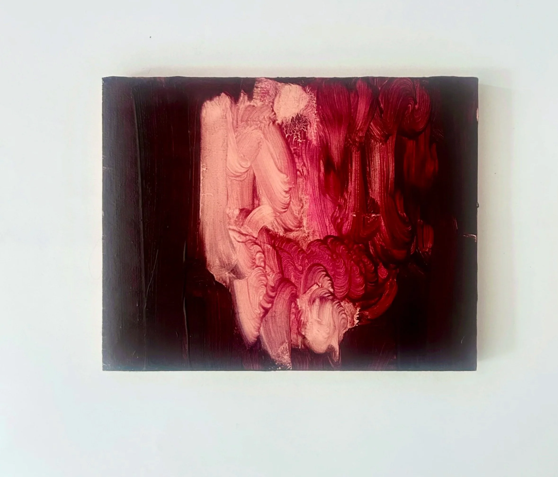 Vibrate, 2026, oil on board, 14 x 17cm