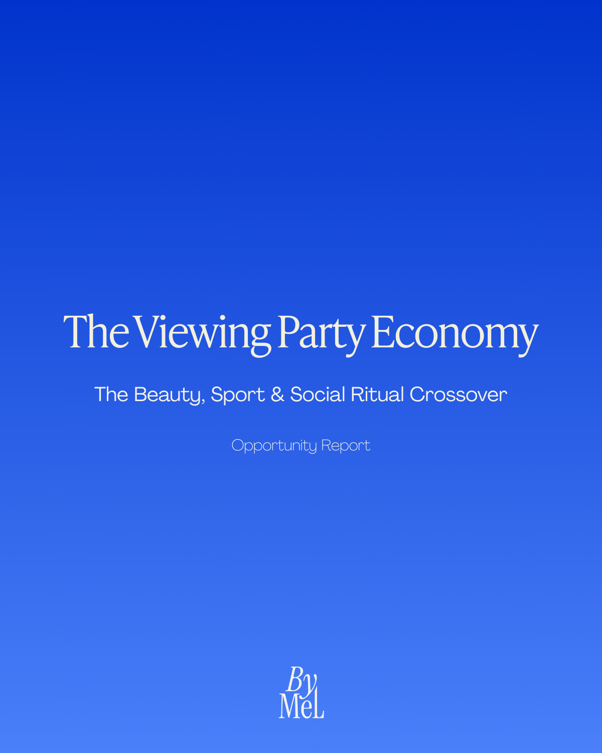 The Viewing Party Economy - Trend Opportunity Report