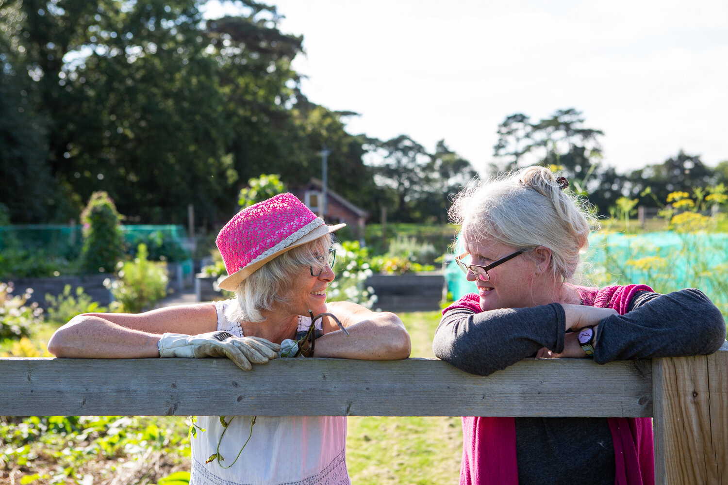 Friendship at In Jolly Good Company's Step Outside Gardening Group at Kingston Lacy