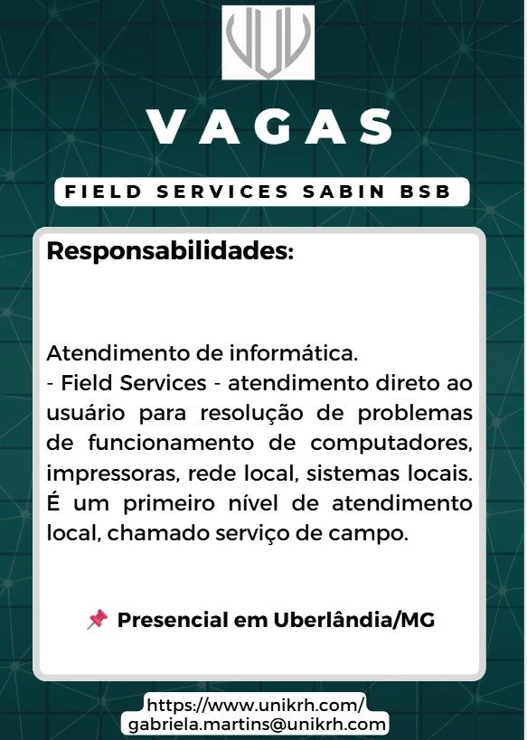 Vaga Field Services Sabin BSB