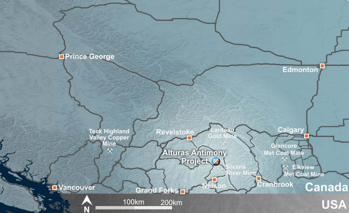 Alturas Antimony Project - British Columbia