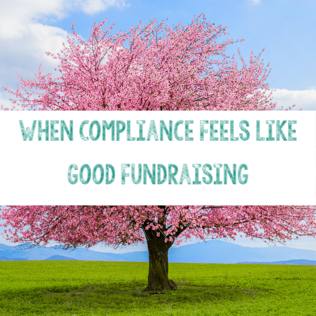 When Compliance Feels Like Good Fundraising