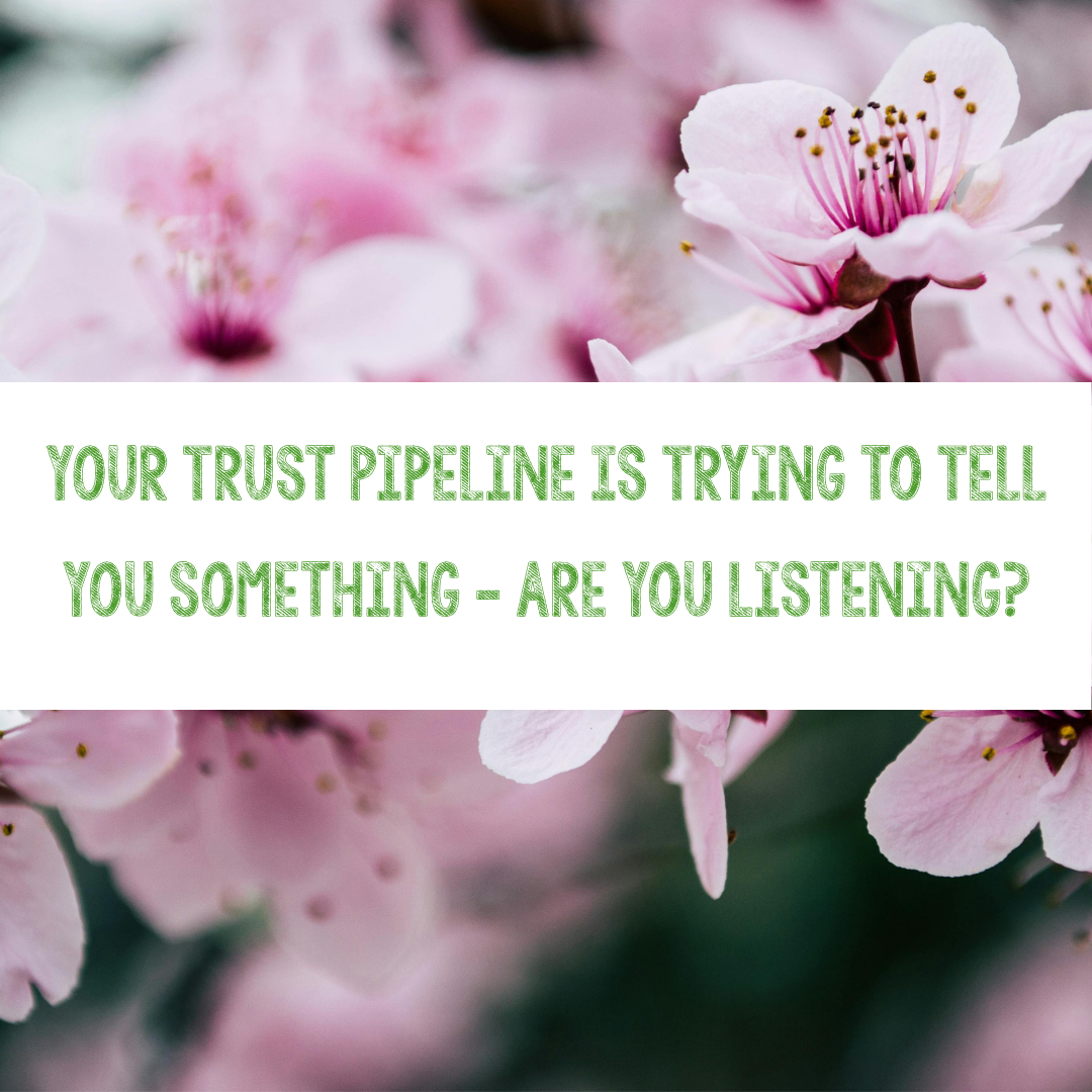 Your Trust Pipeline Is Trying to Tell You Something — Are You Listening?