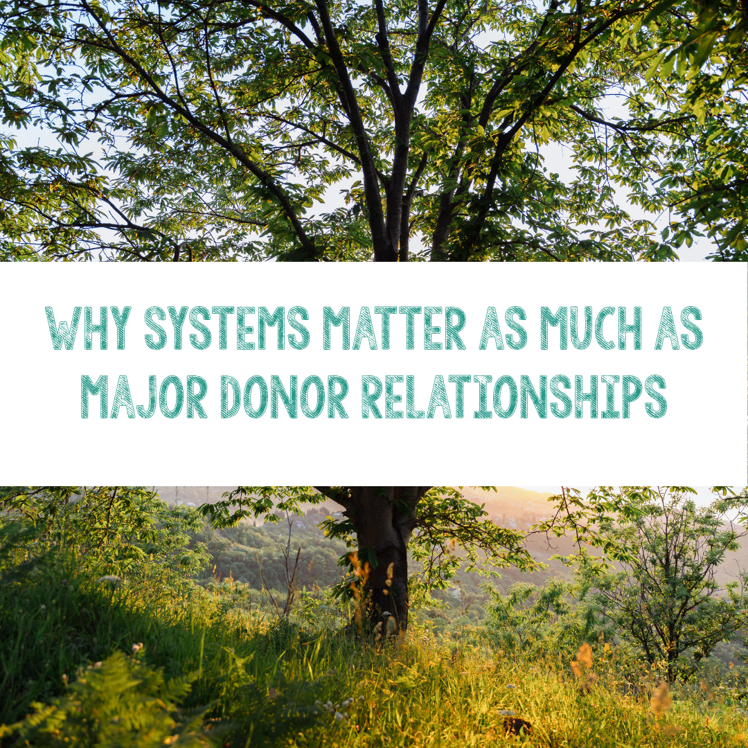 Why Systems Matter as Much as Major Donor Relationships
